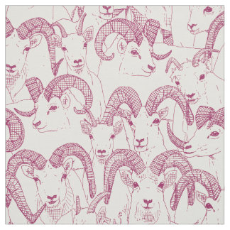 Tissu Perle de cerisier de mouton de l'Alaska