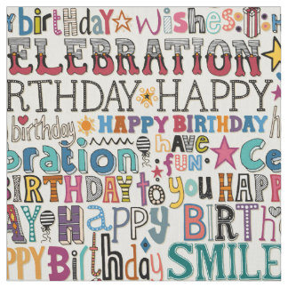 Tissu perle de fête d'anniversaire
