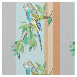 Tissu Perruche australienne budgétaire