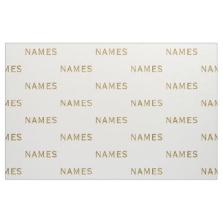 Tissu Personalized With Last Name or Nickname on Them