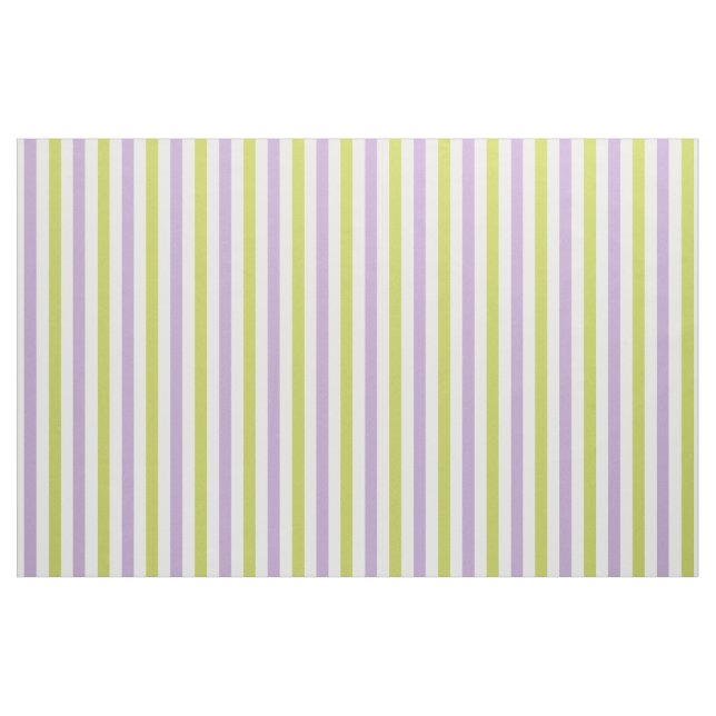 Tissu personnalisable de rayures de lilas et de (Yard)