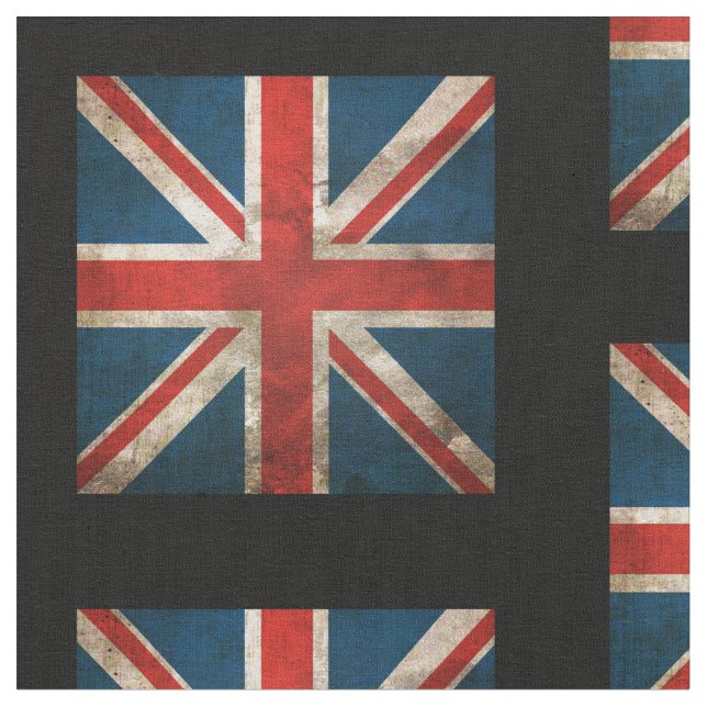 Tissu personnalisé britannique Union Jack (Fermer)