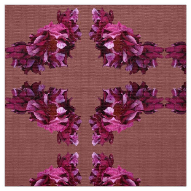 Tissu personnalisé en polyester tissé de fleurs de (Échantillon)