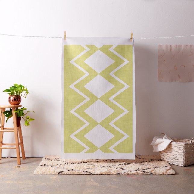 Tissu personnalisé moderne JAUNE (In Situ)
