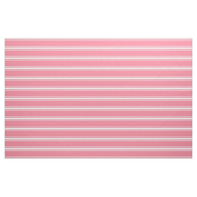Tissu personnalisé Pink Stripes (Yard)