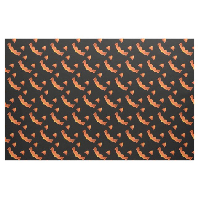 Tissu Personnaliser Halloween Fabric Jack-o-Lantern Fabr (Fat Quarter)