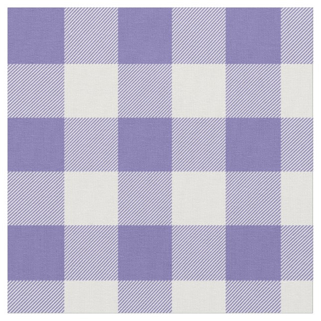 Tissu Pervenche et Carreaux Gingembre Blanc (Fermer)