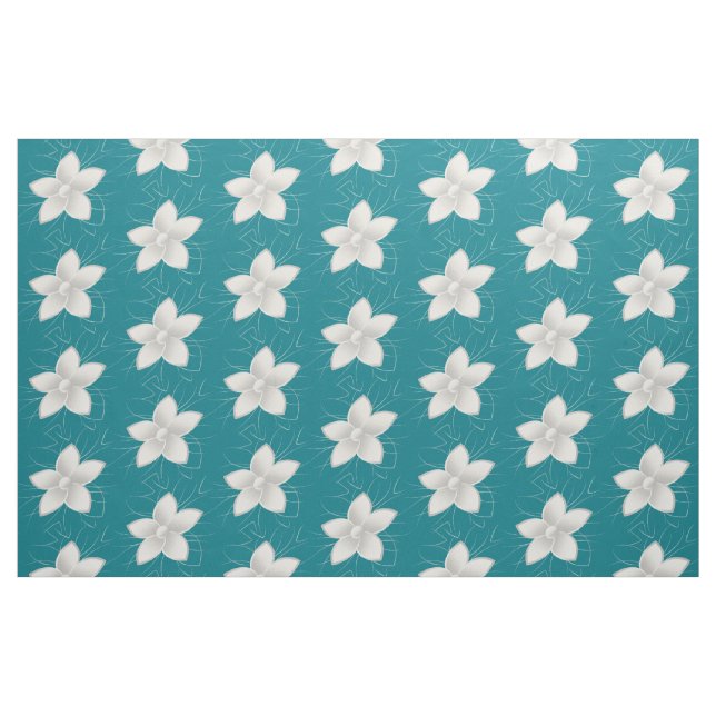 Tissu Pétales blancs (Fat Quarter)