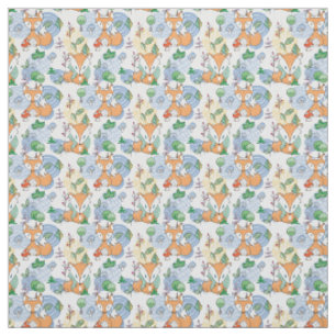 Tissu Petit motif mignon de Fox