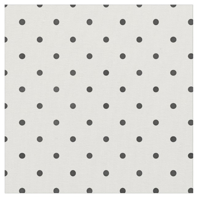 Tissu Petit motif rétro noir et blanc (Fermer)
