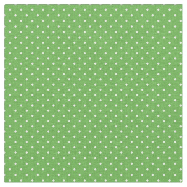 Tissu Petit pois vert Kelly (Fermer)