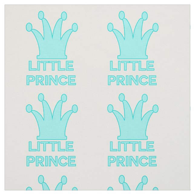 Tissu petit prince - un bébé royal ! (Échantillon)