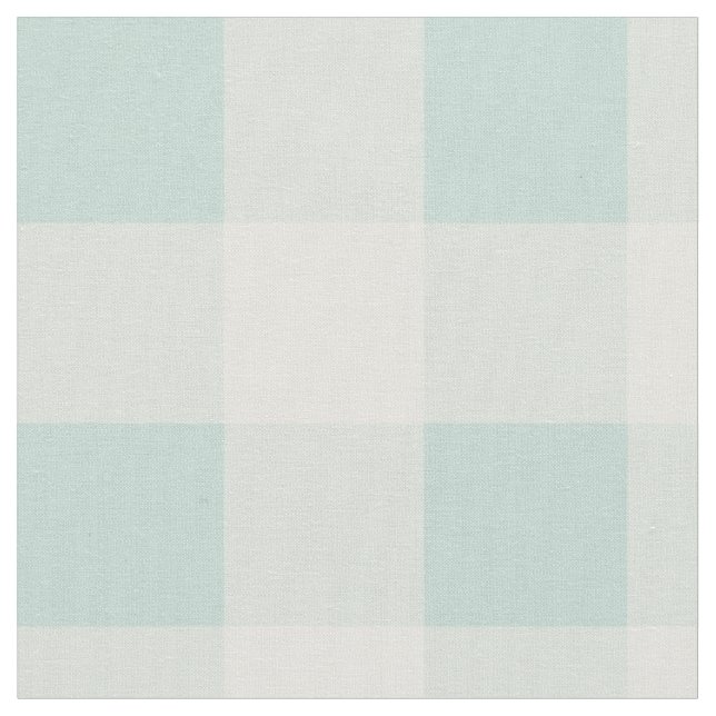 Tissu Petit Tampon Buffalo Check - sarcelle douce (Fermer)