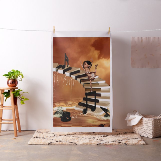 Tissu Petite fille mignonne (In Situ)