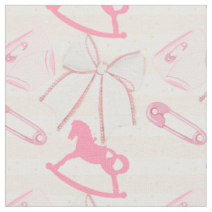 Tissu Petite fille Motif