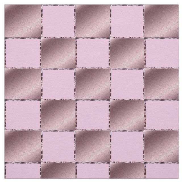 Tissu Petite fille Soie rose violet Carré Motif (Échantillon)