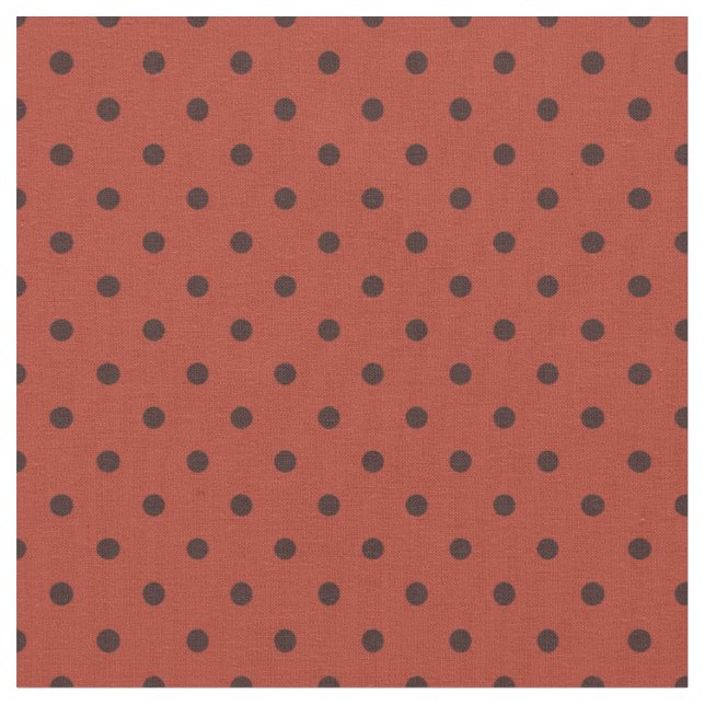 Tissu Petite rouille Motif pois (Fermer)