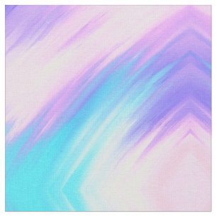 Tissu Petites filles Modernes Pink Blue Purple Paint Smu
