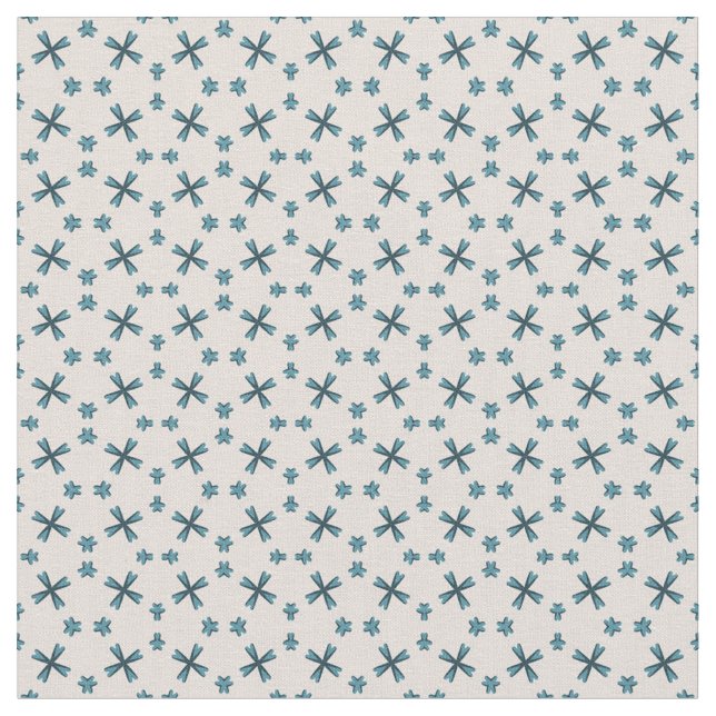 Tissu Petites Fleurs Bleues (Fermer)