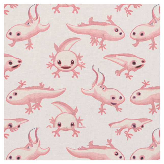 Tissu Petits Axolotls (Fermer)