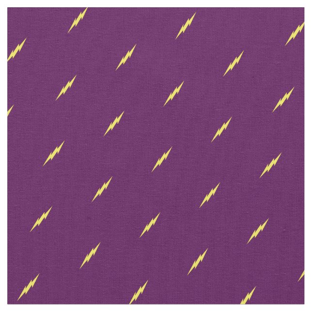 Tissu Petits boulons de foudre Météo mûre (Fermer)