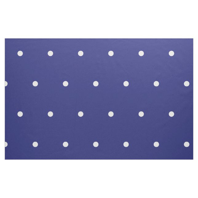 Tissu Petits Pois blancs sur bleu marine (Fat Quarter)