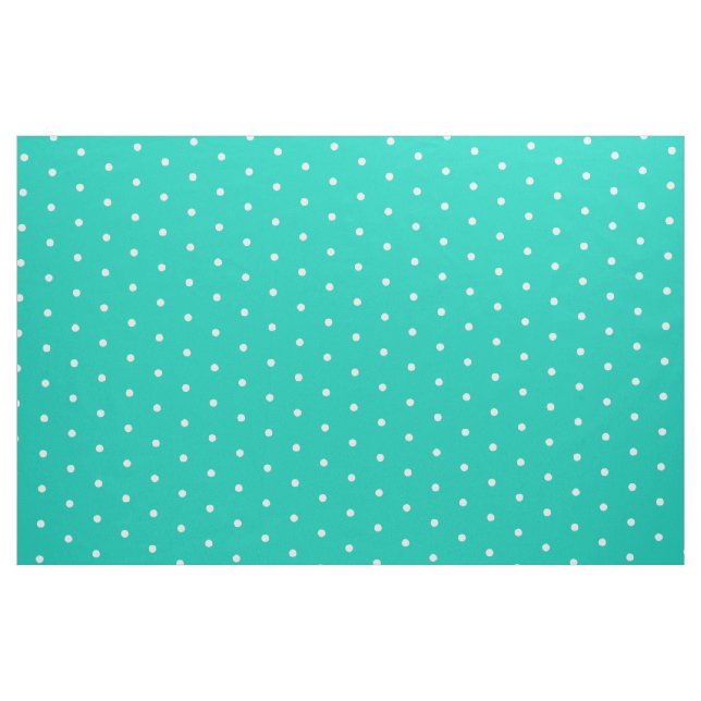 Tissu Petits Pois blancs sur la mer des îles (Fat Quarter)