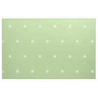 Petits Pois blancs sur Mint Green