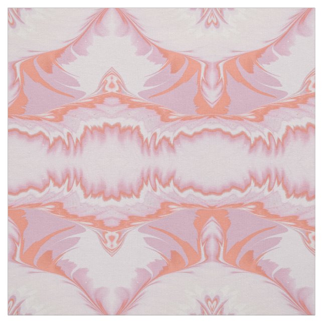 Tissu Pewal rose Whimsical Motif complexe multicolore (Échantillon)