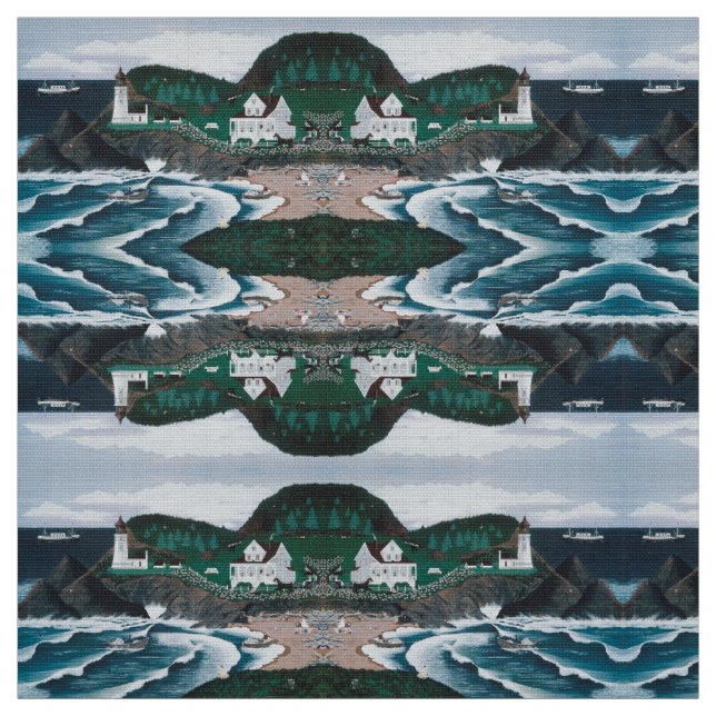 Tissu Phare de Heceta (Échantillon)