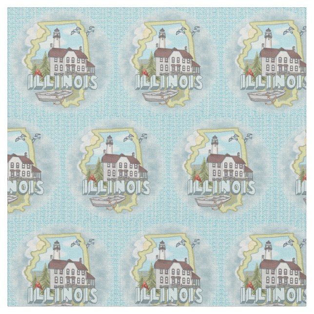 Tissu Phare de l'Illinois (Fermer)