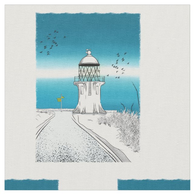 Tissu Phare du Cap Reinga Northland NZ (Fermer)