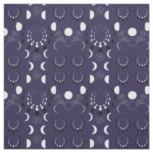 Tissu Phase de la lune et données