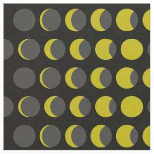Tissu Phases de la lune Moderne au milieu du siècle