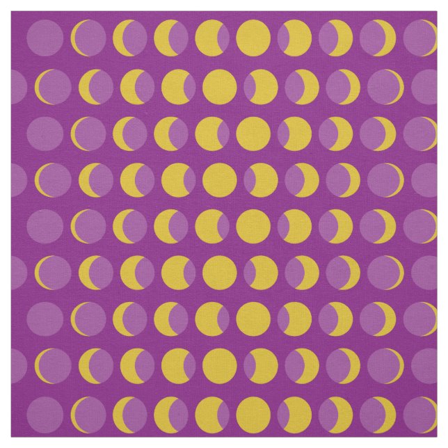 Tissu Phases de la lune Moderne du milieu du siècle (Échantillon)