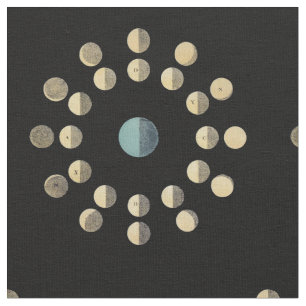 Tissu Phases de lune