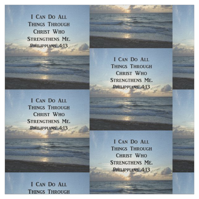 TISSU PHILIPPIENS INSPIRANTS 4:13 SCRIPTURE VERSE (Échantillon)