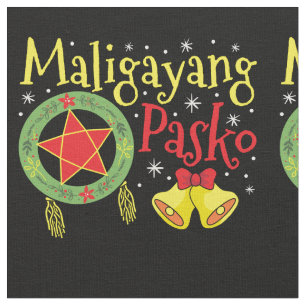 Tissu Philippines Noël philippin Maligayang Pasko