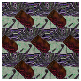 Tissu Photo en mosaïque avec elle en vert clair pistache