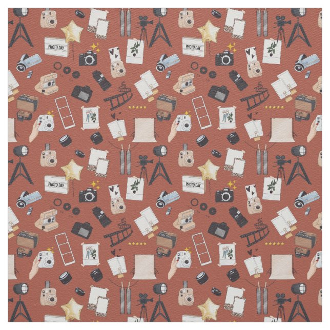 Tissu Photographie motif de cinéma (Échantillon)