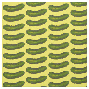Tissu Pickle vert Jaune Pickle Crunchy Kosher Pickles