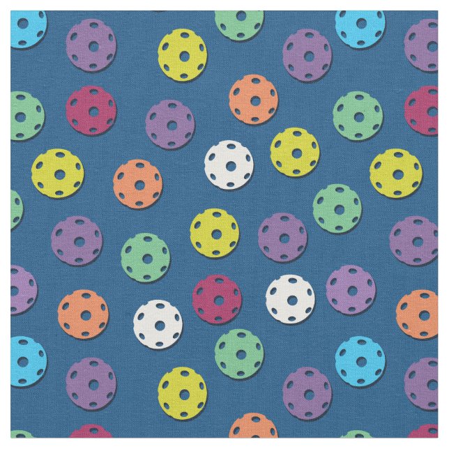 Tissu Pickleball - Mélange de bleu classique (Fermer)