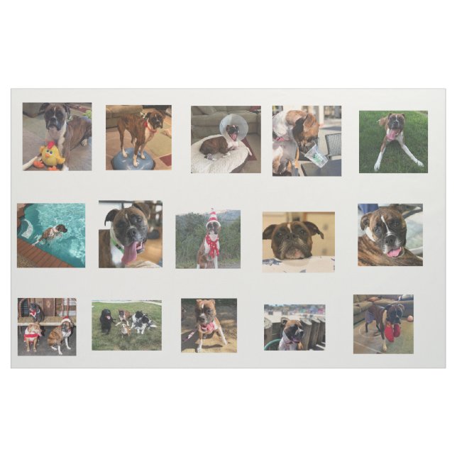 Tissu PICS de chien (Fat Quarter)