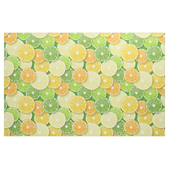 Tissu Pièces de fruits d'agrumes pop art 3 (Fat Quarter)