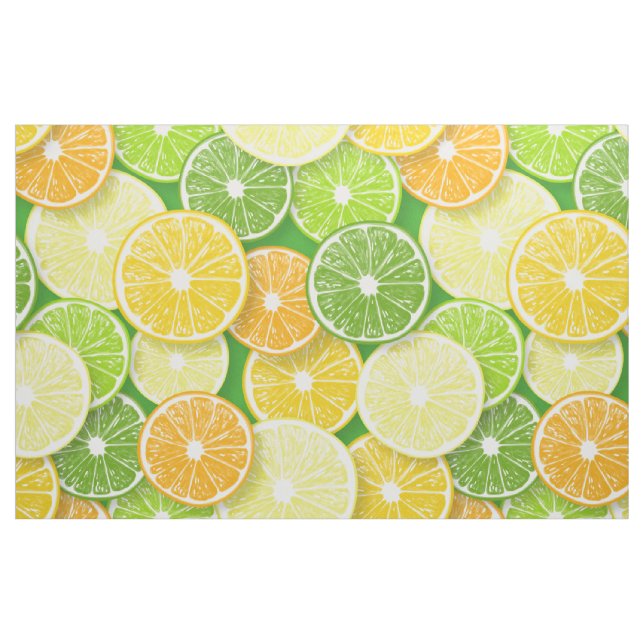 Tissu Pièces de fruits d'agrumes pop art 3 (Fat Quarter)