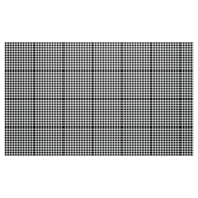 Tissu Pied de fond noir blanc (Fat Quarter)