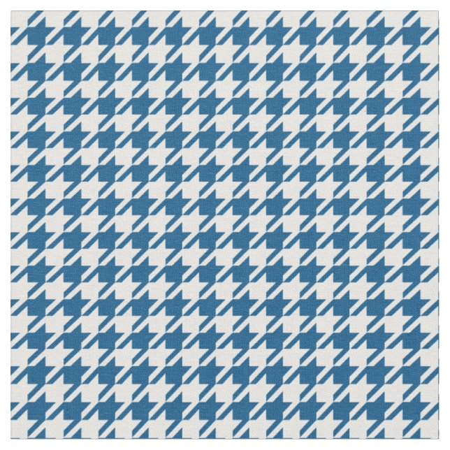 Tissu Pied-de-poule bleu et blanc de prise d'air (Fermer)