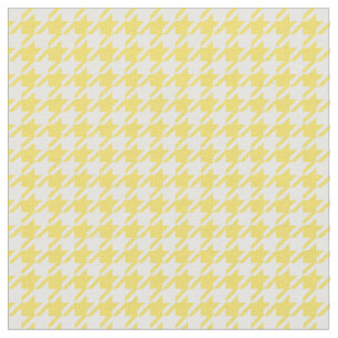 Tissu Pied-de-poule jaune et blanc de renoncule