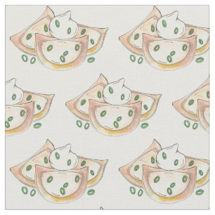 Tissu Piérogies polonaises Dumpling Pomme de terre Piero
