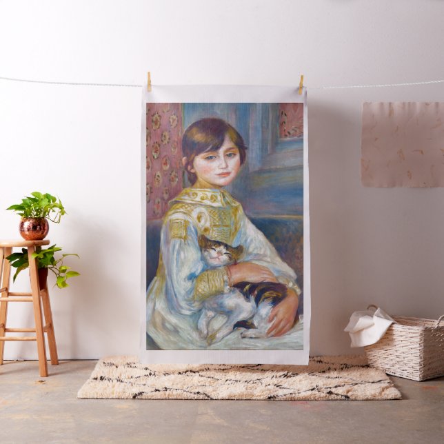 Tissu Pierre-Auguste Renoir - Enfant avec chat (In Situ)